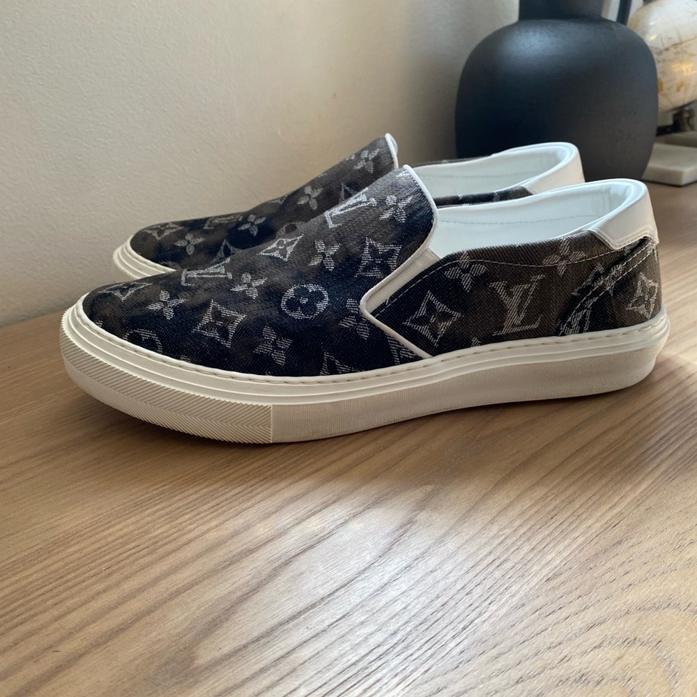 Louis Vuitton Men’s Slip On Sneakers Grey